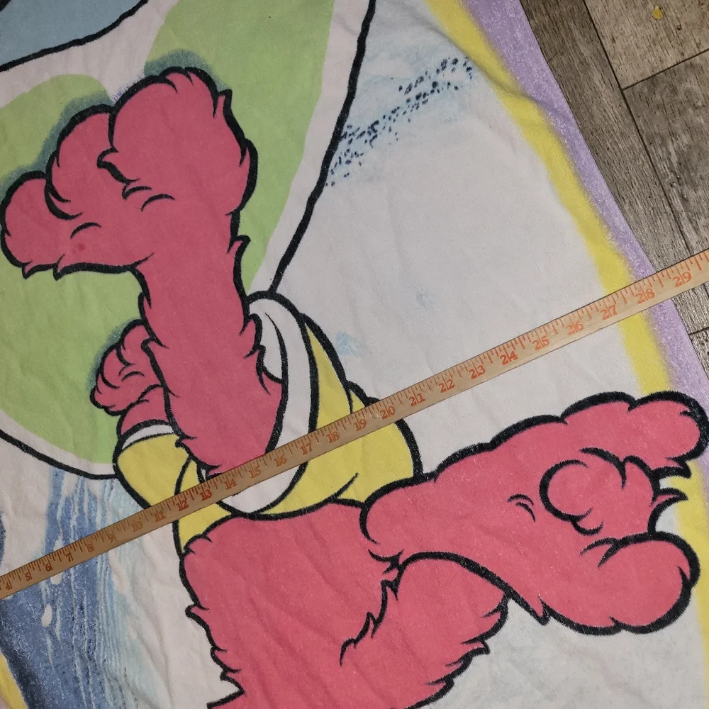 Vintage Sesame Street Towel Elmo Aloha Friends